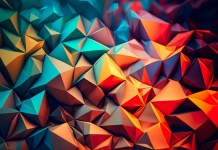 Abstract Geometric backgrounds . Abstract mosaic background.Generative AI