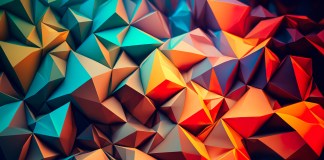 Abstract Geometric backgrounds . Abstract mosaic background.Generative AI