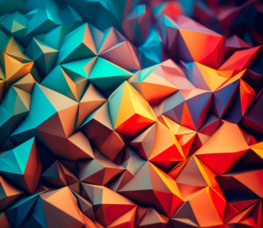 Abstract Geometric backgrounds . Abstract mosaic background.Generative AI