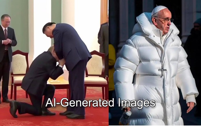 ai-generated images pope putin xi jinping