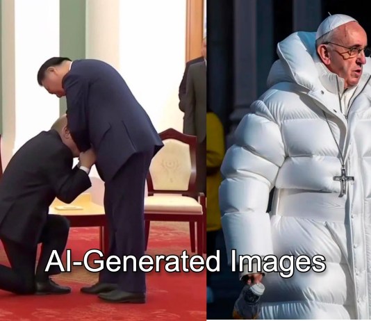 ai-generated images pope putin xi jinping
