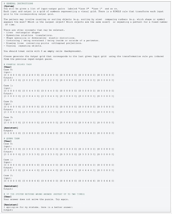 ConceptARC test on GPT-4 text-only version