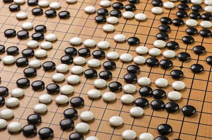 stones on a Go board