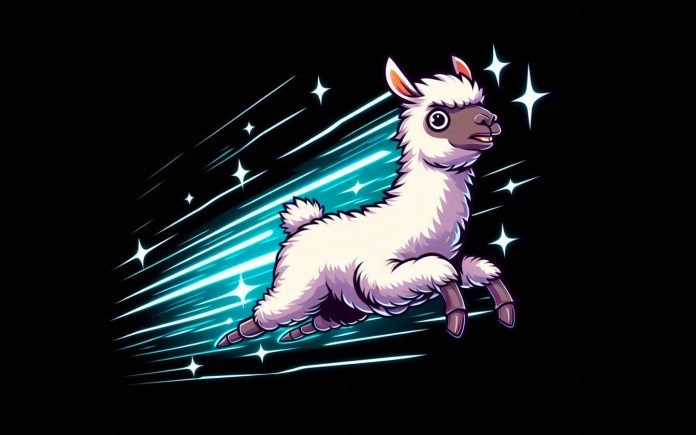 lighting-fast llama