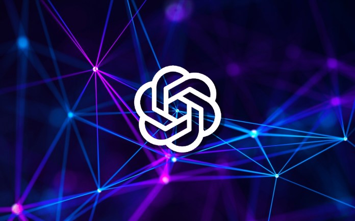 openai logo abstract background