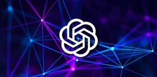 openai logo abstract background