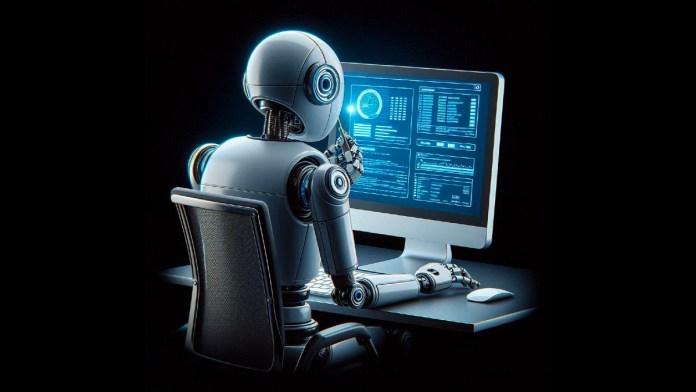 Robot browsing the web