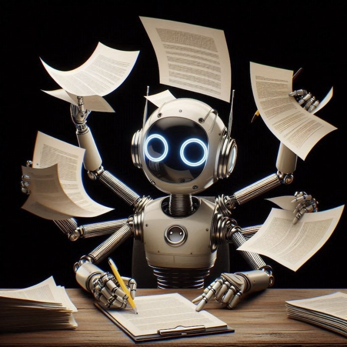 robot reading and writing