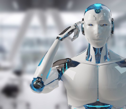 robot thinking