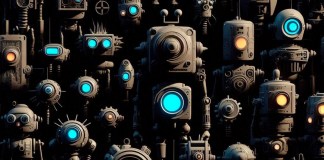 shadowy robots