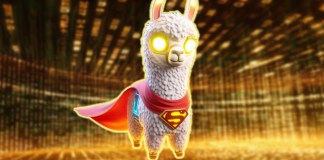 superhero llama
